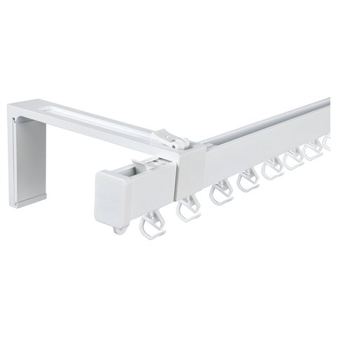 VIDGA Single track set for wall - white
